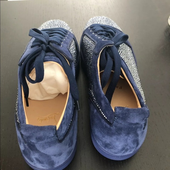 $2495 Christian Louboutin Swarovski 45 - Picture 6 of 7